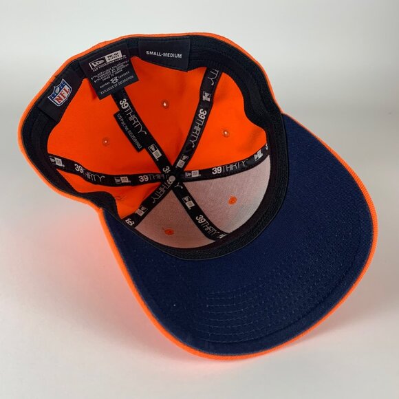 Denver Broncos NFL Orange New Era 39Thirty Stretch Fitted Hat Mens S/M - Picture 4 of 5